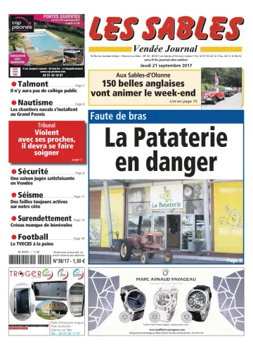 Les Sables Vendée Journal - 21 Sep 2017