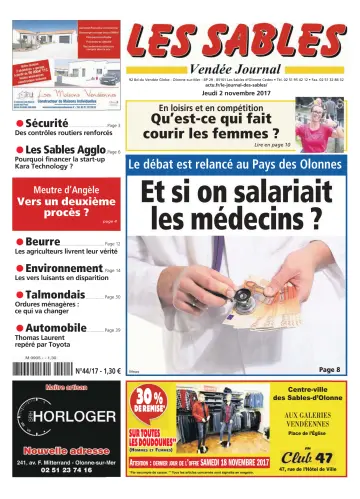 Les Sables Vendée Journal - 2 Nov 2017