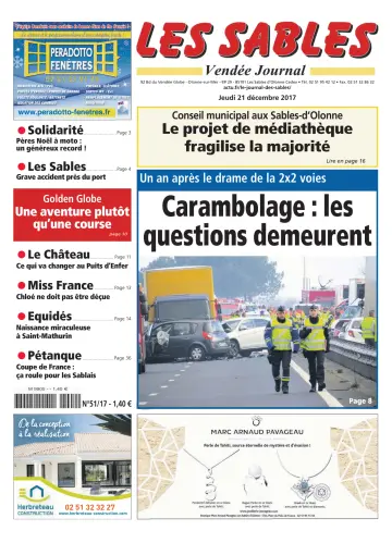 Les Sables Vendée Journal - 21 Noll 2017