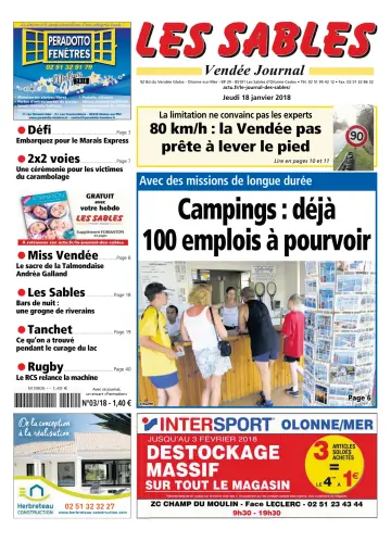 Les Sables Vendée Journal - 18 Ion 2018