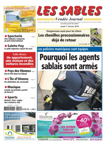 Les Sables Vendée Journal - 01 Feb. 2018