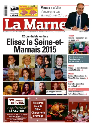 La Marne (édition Meaux) - 23 Ara 2015