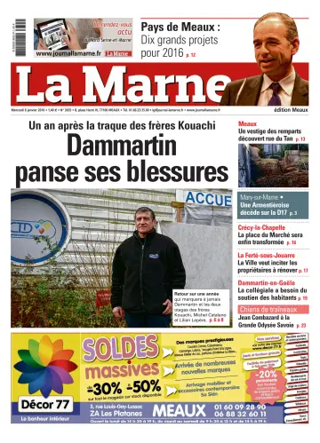 La Marne (édition Meaux) - 06 Jan. 2016