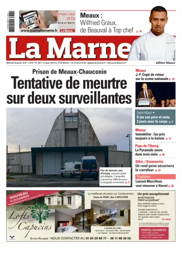 La Marne (édition Meaux) - 20 Jan 2016