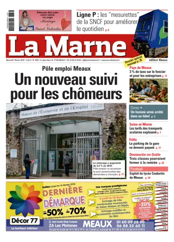 La Marne (édition Meaux) - 3 Feb 2016