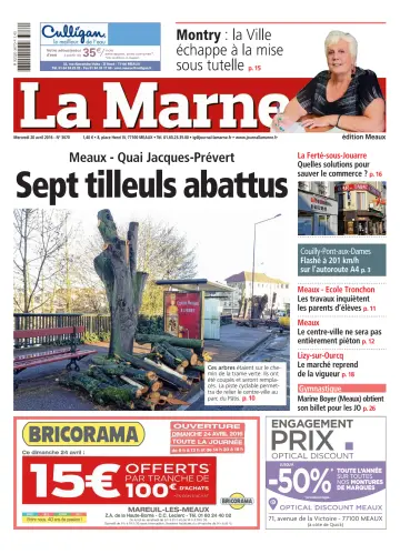 La Marne (édition Meaux) - 20 Apr. 2016