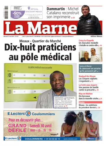 La Marne (édition Meaux) - 27 Apr 2016