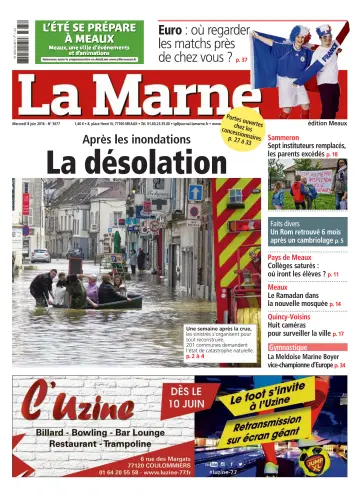 La Marne (édition Meaux) - 8 Jun 2016