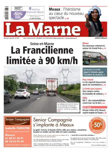 La Marne (édition Meaux) - 15 Haz 2016