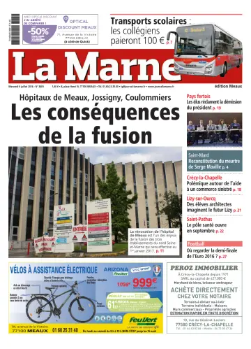 La Marne (édition Meaux) - 06 Juli 2016