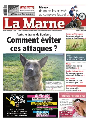 La Marne (édition Meaux) - 24 agosto 2016