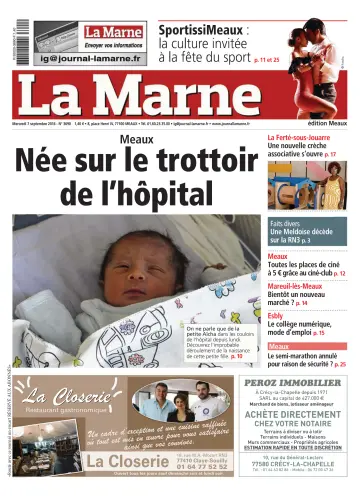 La Marne (édition Meaux) - 07 Sept. 2016