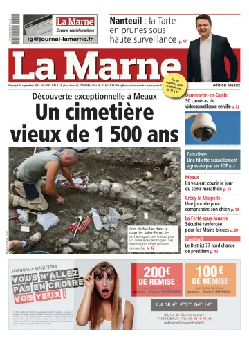 La Marne (édition Meaux) - 14 Sep 2016