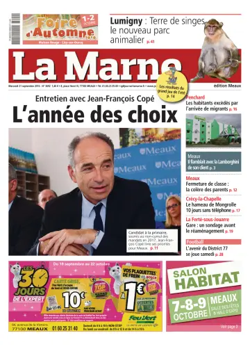 La Marne (édition Meaux) - 21 set. 2016