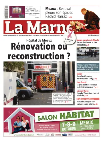 La Marne (édition Meaux) - 28 Eyl 2016