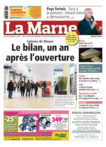 La Marne (édition Meaux) - 12 Eki 2016