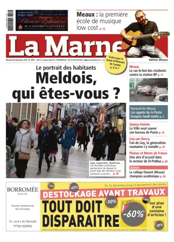 La Marne (édition Meaux) - 28 Dec 2016