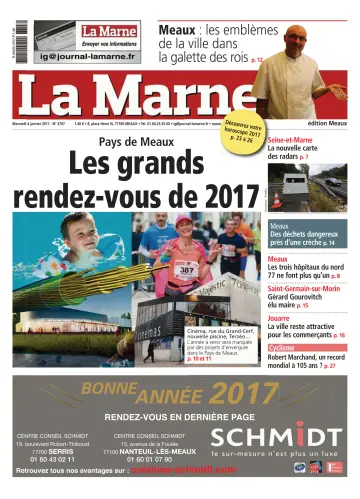La Marne (édition Meaux) - 4 Jan 2017