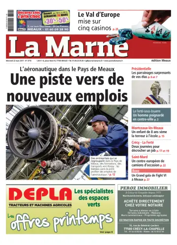 La Marne (édition Meaux) - 22 März 2017