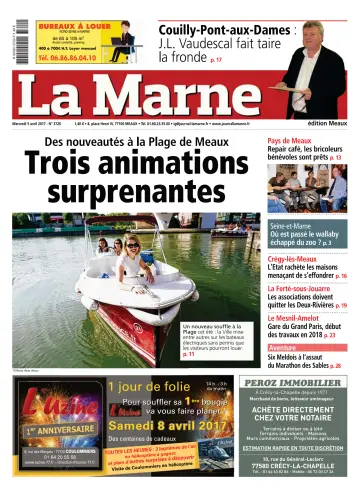 La Marne (édition Meaux) - 05 Apr. 2017