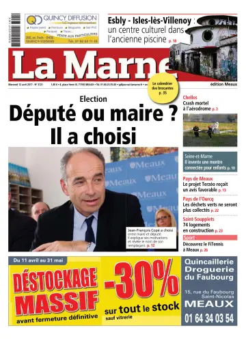 La Marne (édition Meaux) - 12 Apr. 2017