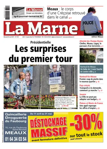 La Marne (édition Meaux) - 26 Apr. 2017