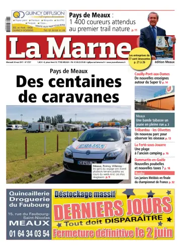La Marne (édition Meaux) - 24 Mai 2017