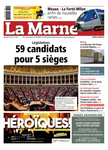 La Marne (édition Meaux) - 07 Juni 2017