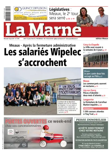 La Marne (édition Meaux) - 14 Juni 2017