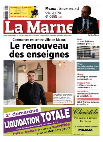La Marne (édition Meaux) - 20 Eyl 2017
