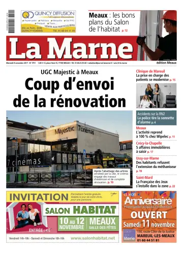 La Marne (édition Meaux) - 8 Nov 2017