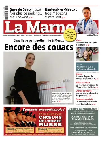 La Marne (édition Meaux) - 15 nov. 2017