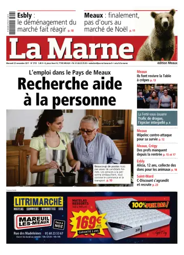 La Marne (édition Meaux) - 22 Nov 2017