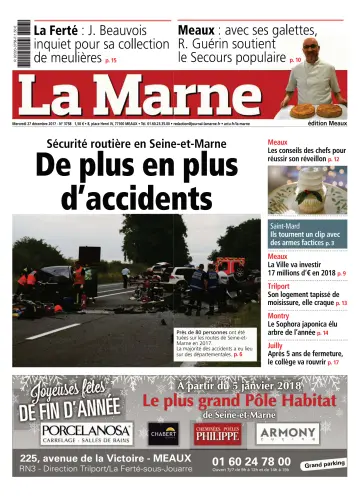 La Marne (édition Meaux) - 27 Dec 2017