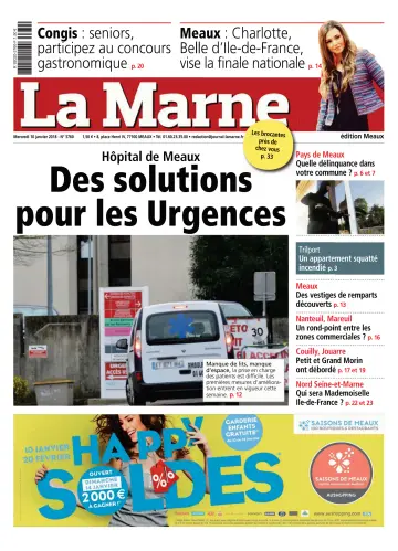 La Marne (édition Meaux) - 10 Jan 2018