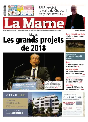 La Marne (édition Meaux) - 24 Jan 2018