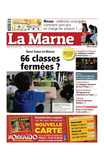La Marne (édition Meaux) - 21 Feb. 2018