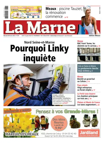 La Marne (édition Meaux) - 28 fev. 2018
