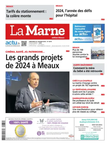 La Marne (édition Meaux) - 24 gen 2024