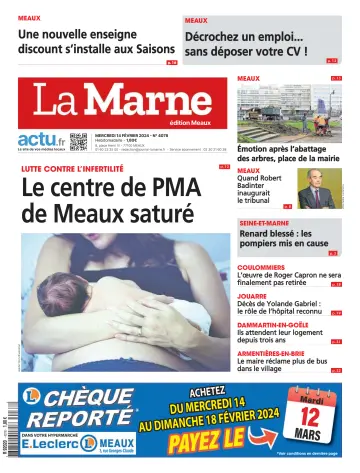 La Marne (édition Meaux) - 14 фев. 2024