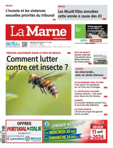 La Marne (édition Meaux) - 20 März 2024