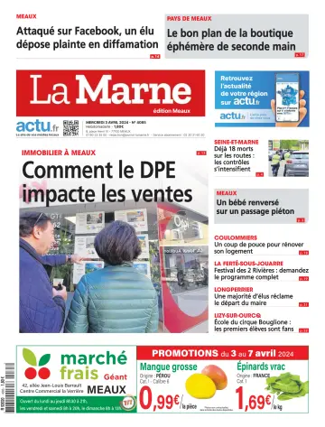 La Marne (édition Meaux) - 03 4月 2024