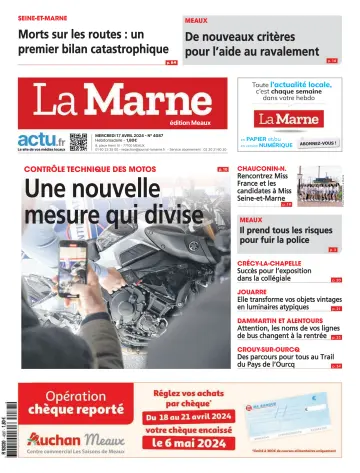 La Marne (édition Meaux) - 17 Nis 2024