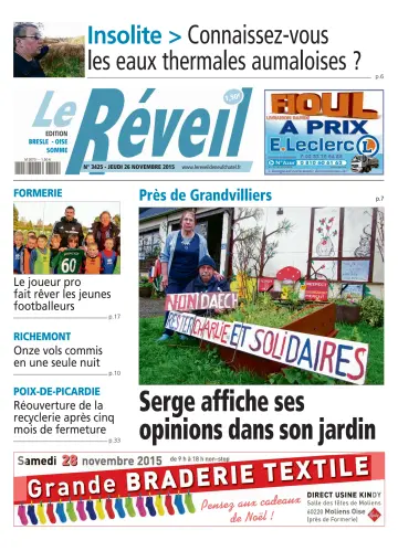 Le Réveil (Édition Bresle - Oise - Somme) - 26 Nov 2015