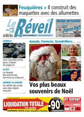 Le Réveil (Édition Bresle - Oise - Somme) - 24 Dec 2015