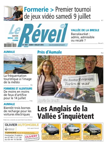Le Réveil (Édition Bresle - Oise - Somme) - 7 Jul 2016