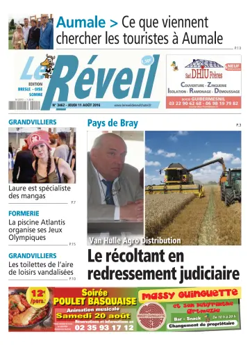 Le Réveil (Édition Bresle - Oise - Somme) - 11 Aug 2016