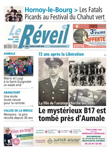 Le Réveil (Édition Bresle - Oise - Somme) - 25 Aug 2016