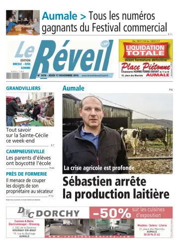 Le Réveil (Édition Bresle - Oise - Somme) - 17 Nov 2016