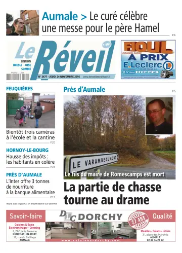 Le Réveil (Édition Bresle - Oise - Somme) - 24 Nov 2016